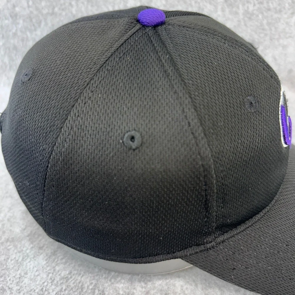 CR Logo Youth Black OC Sports Baseball Hat MLB Team Cap Adjustable OSFM